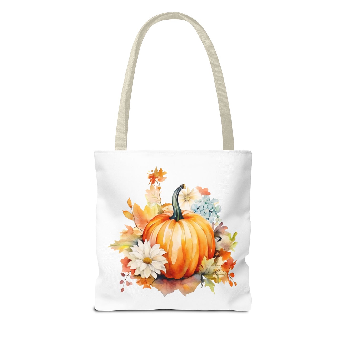 Pumpkin Floral Tote Bag