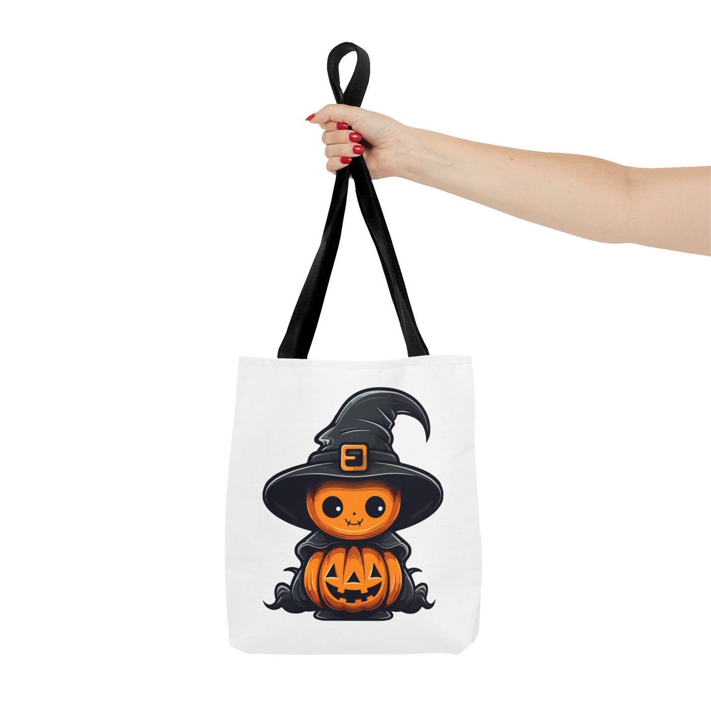 Pumpkin Witch Tote Bag