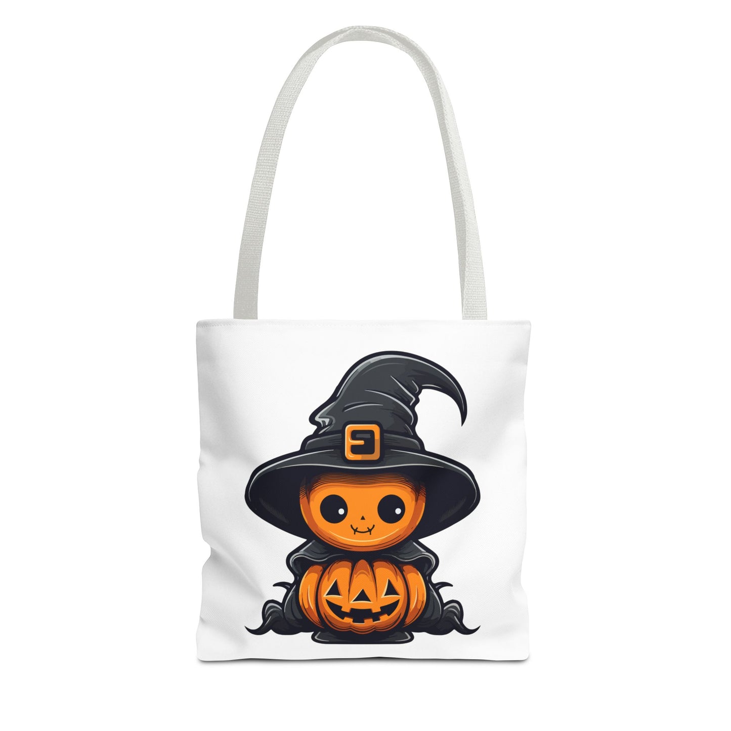 Pumpkin Witch Tote Bag