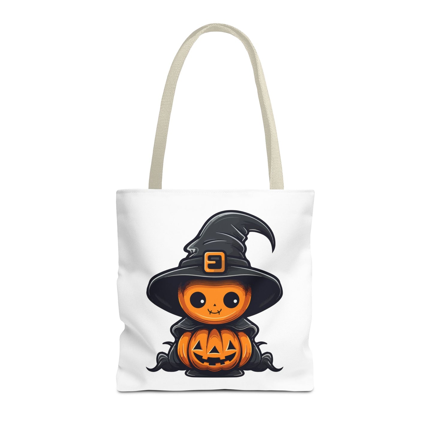 Pumpkin Witch Tote Bag