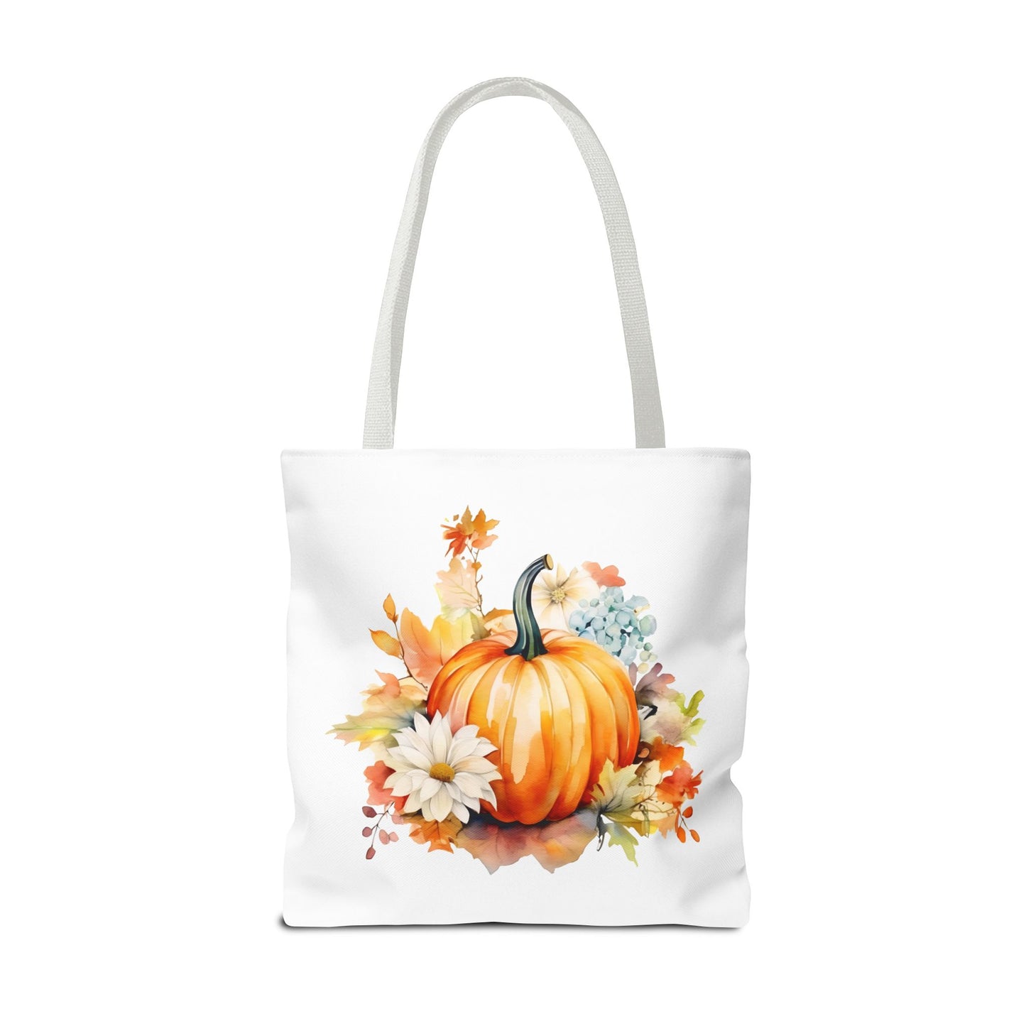 Pumpkin Floral Tote Bag