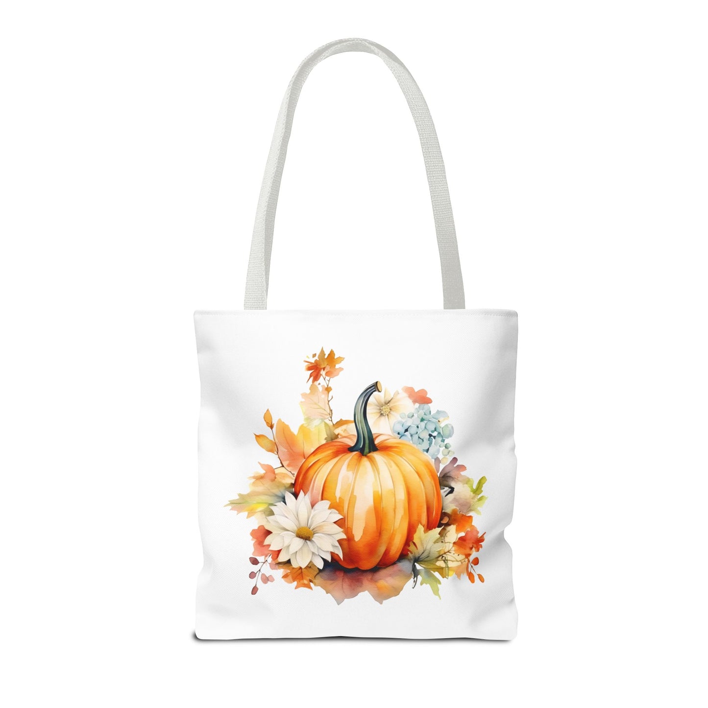 Pumpkin Floral Tote Bag