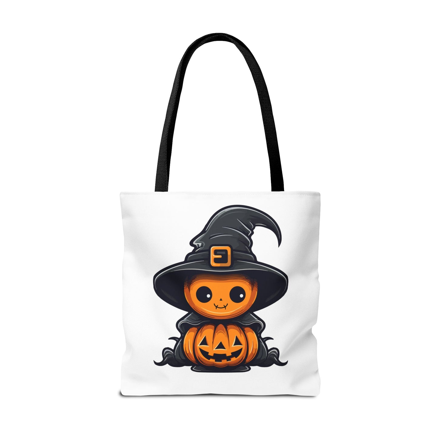 Pumpkin Witch Tote Bag