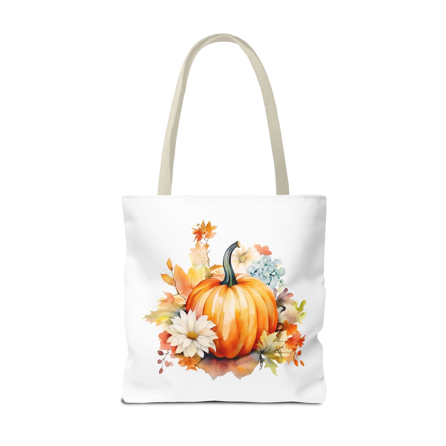 Pumpkin Floral Tote Bag