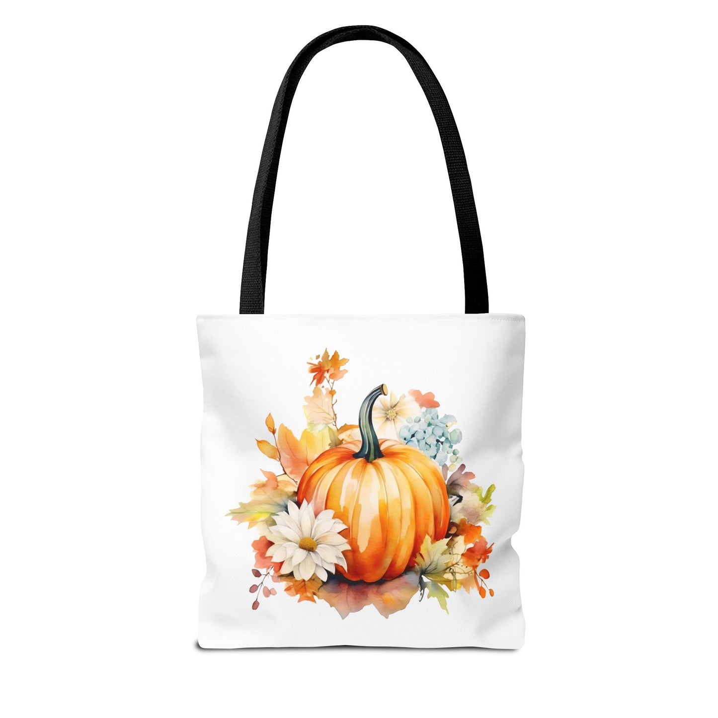 Pumpkin Floral Tote Bag