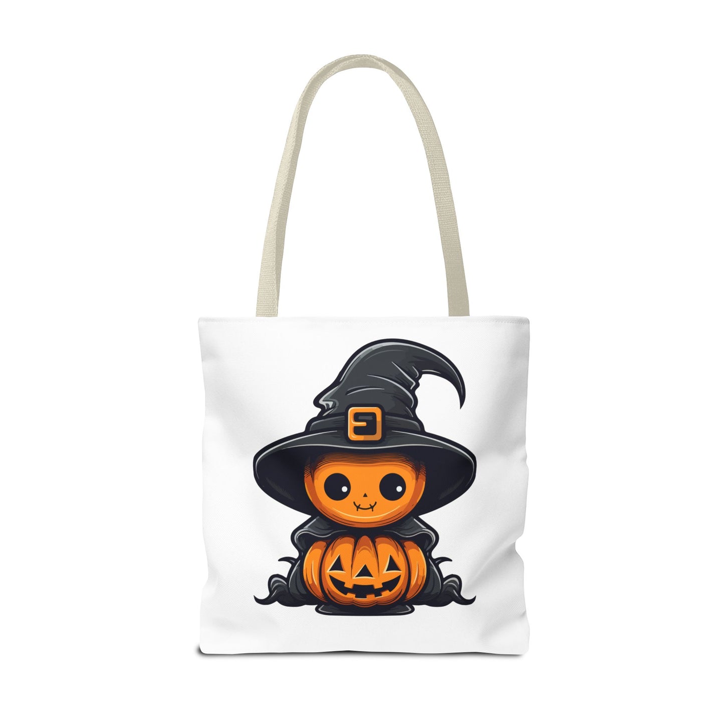Pumpkin Witch Tote Bag