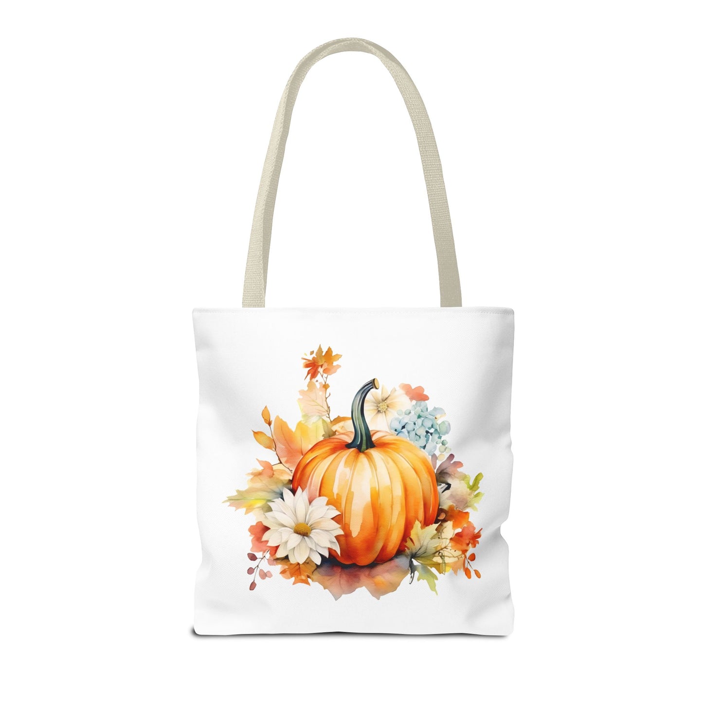 Pumpkin Floral Tote Bag