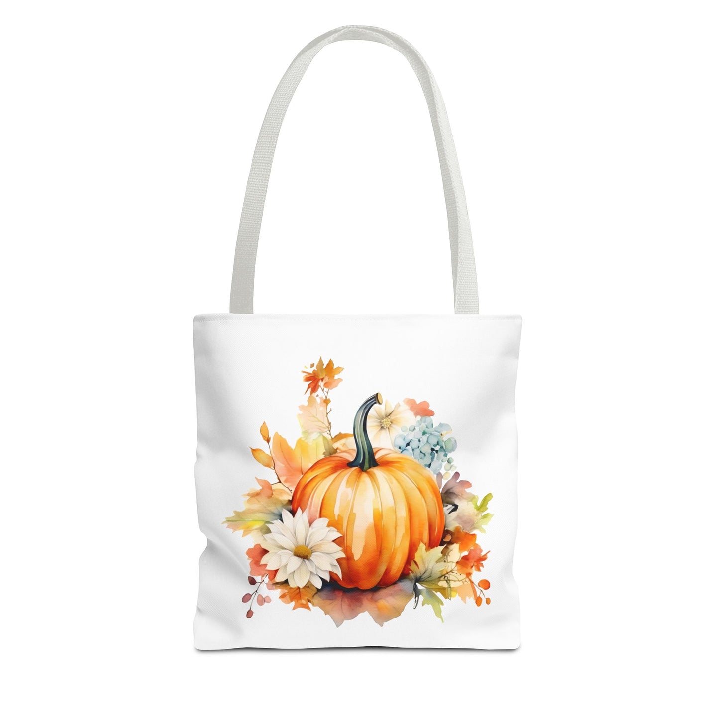 Pumpkin Floral Tote Bag