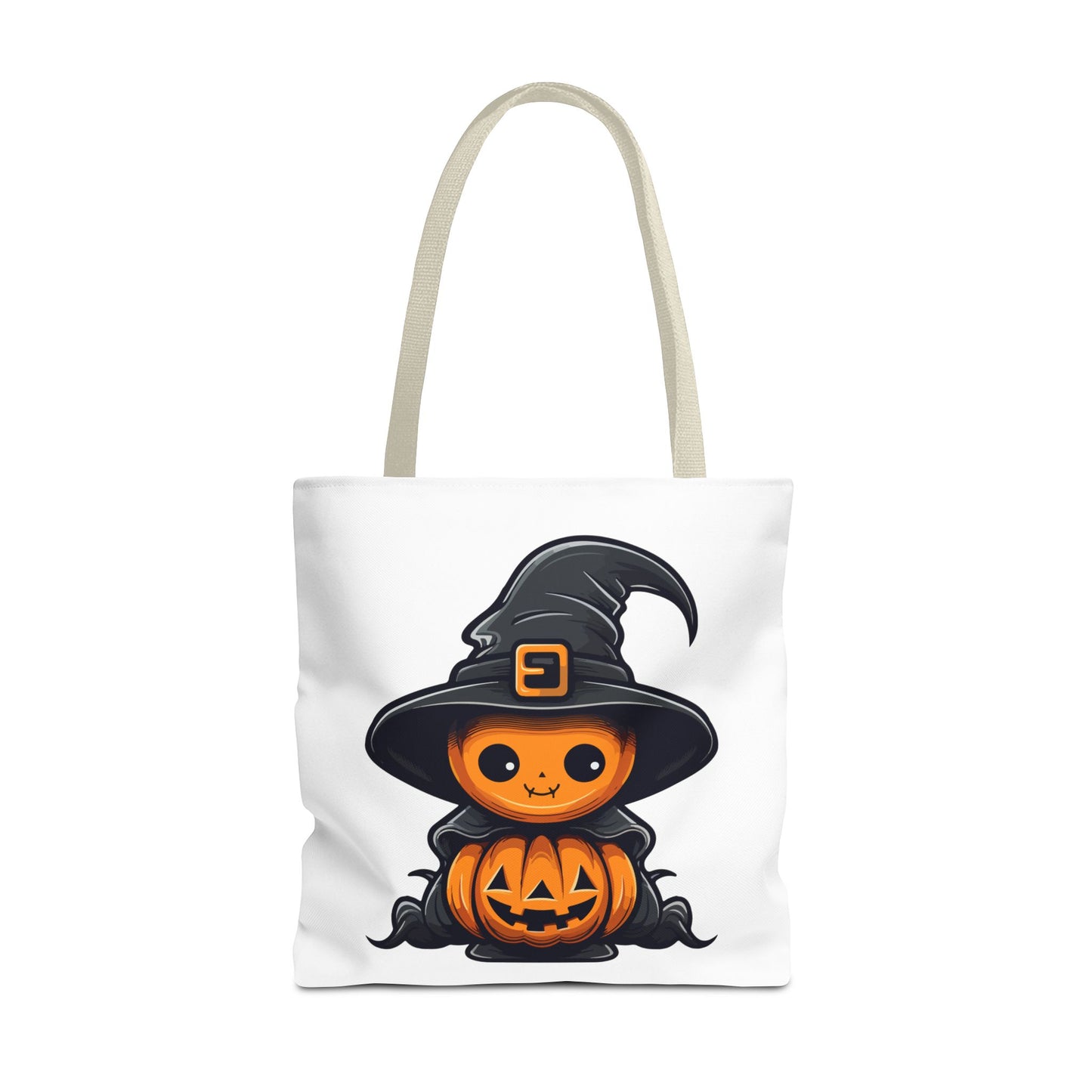 Pumpkin Witch Tote Bag