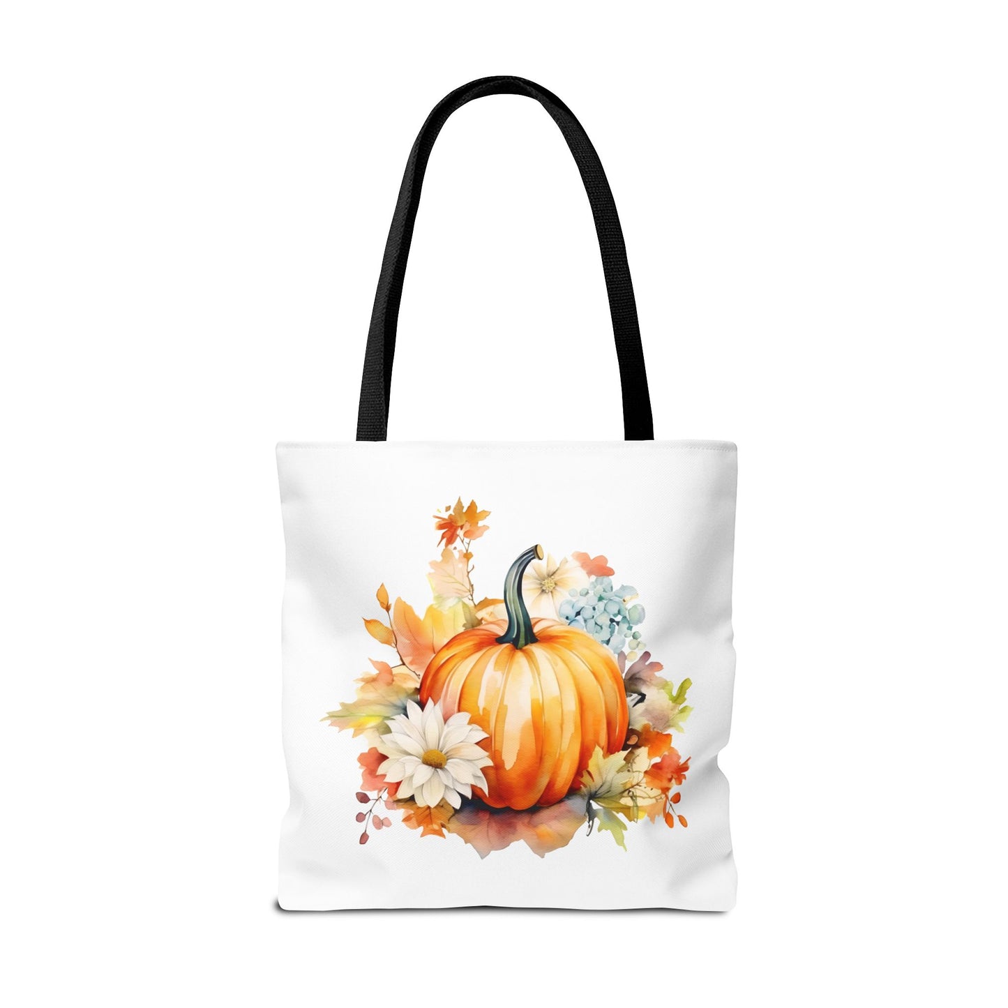 Pumpkin Floral Tote Bag
