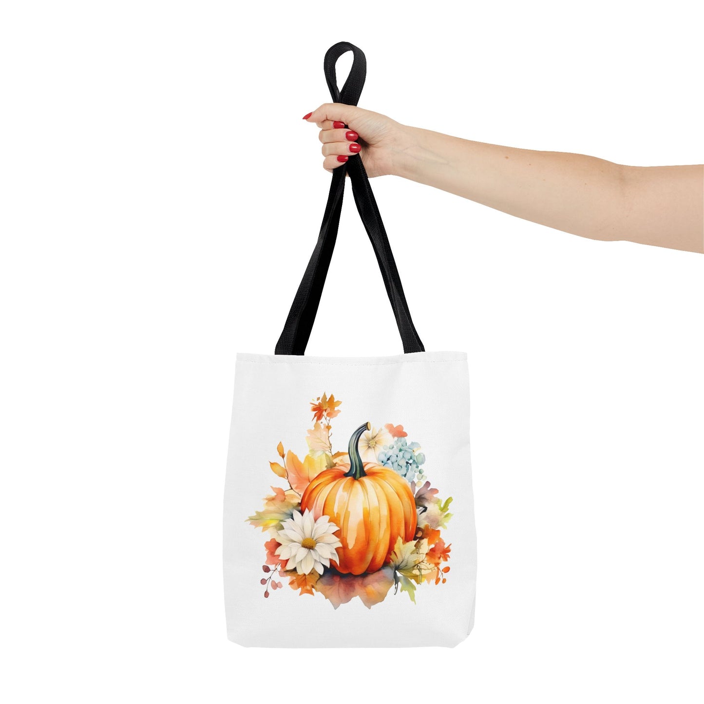 Pumpkin Floral Tote Bag