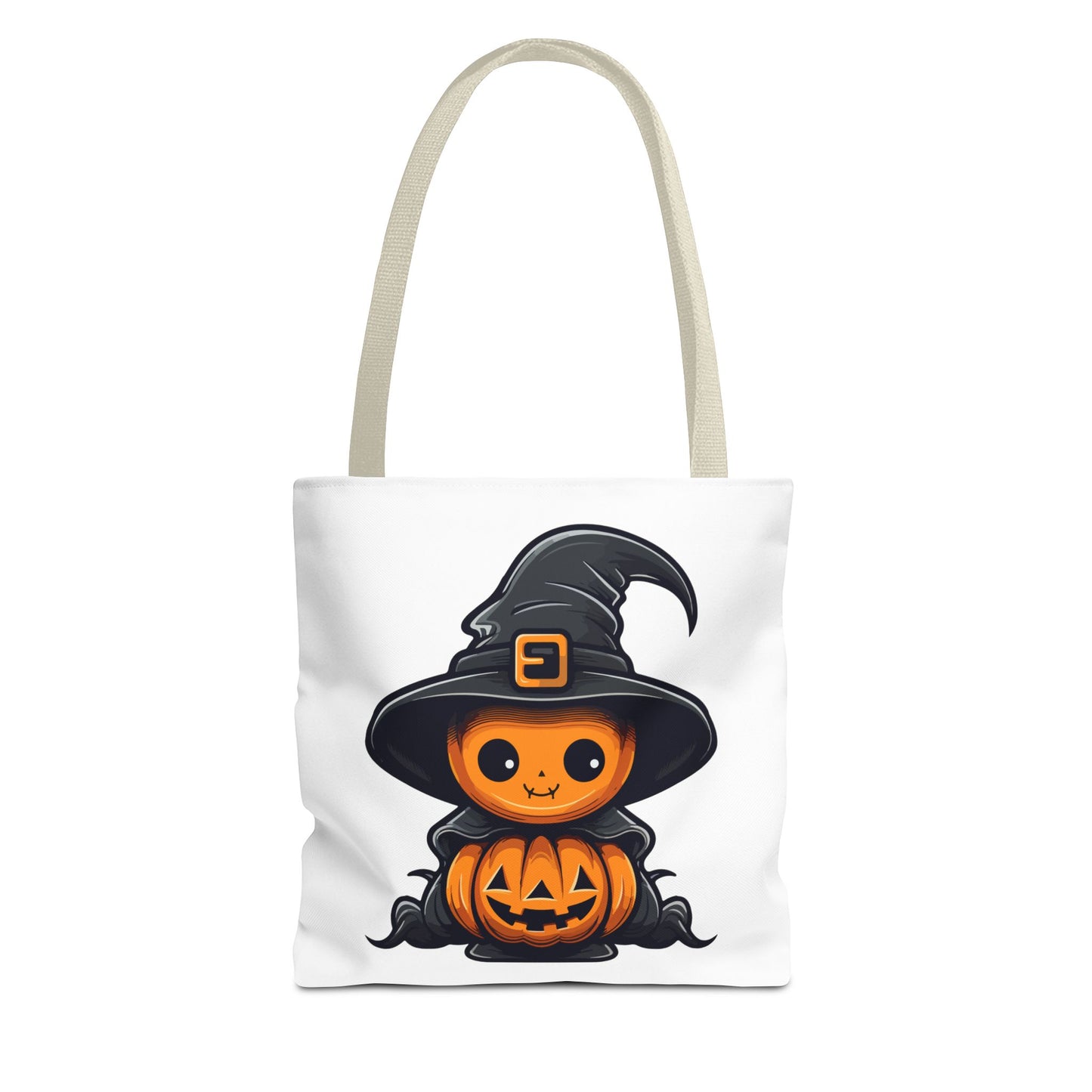 Pumpkin Witch Tote Bag