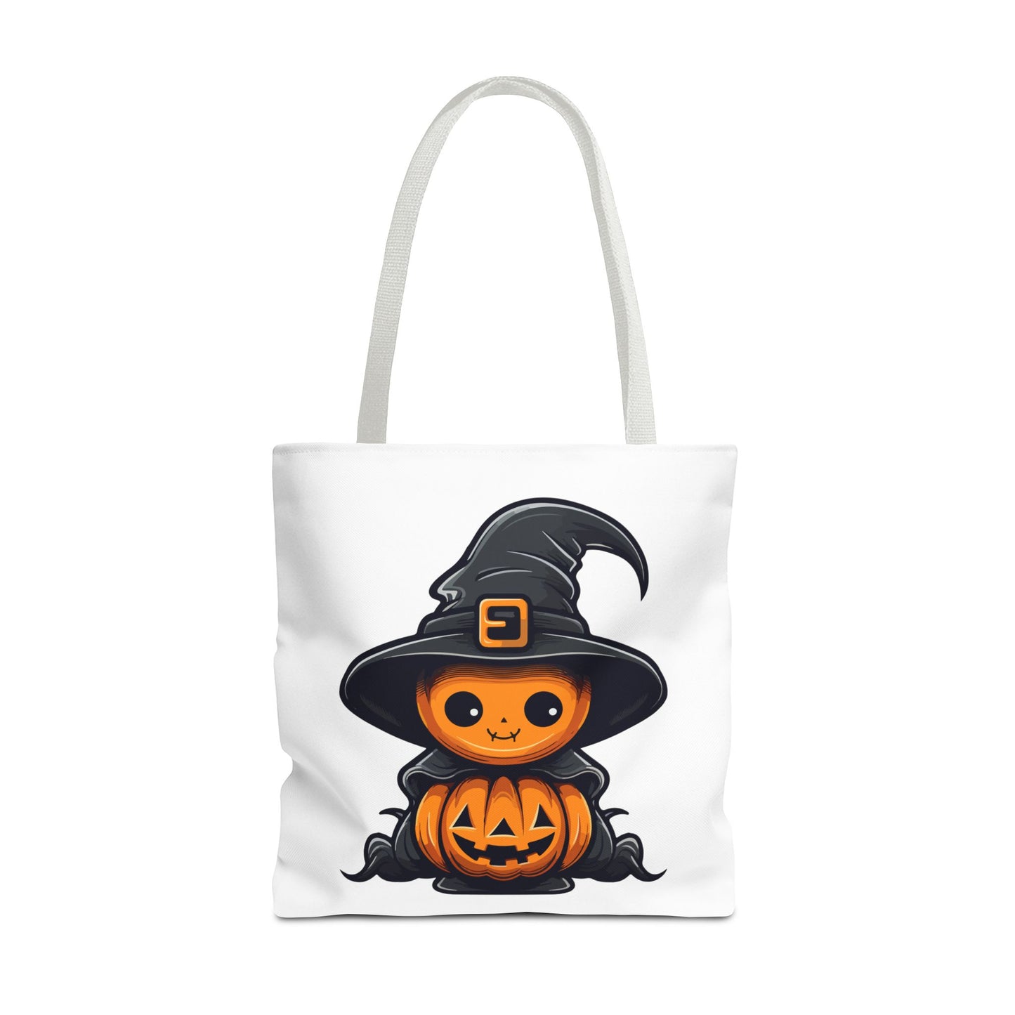 Pumpkin Witch Tote Bag