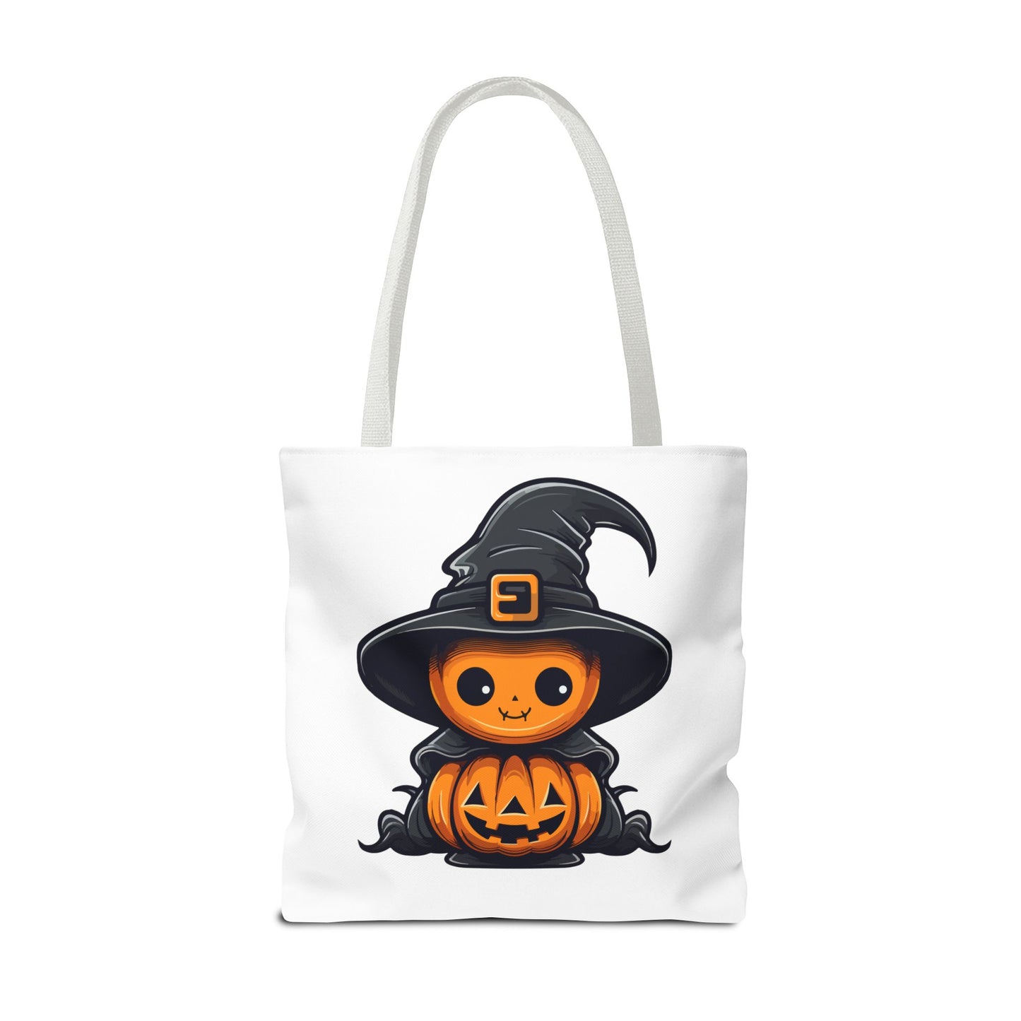 Pumpkin Witch Tote Bag