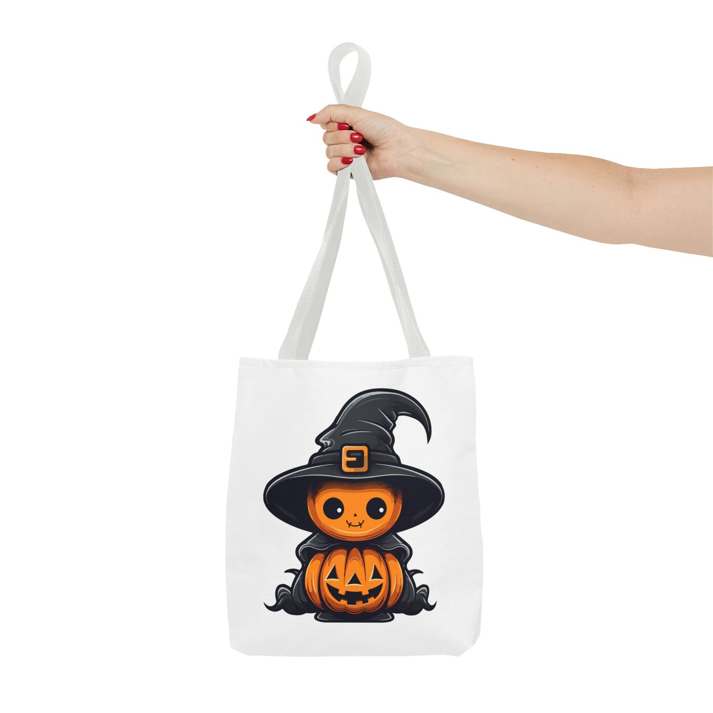 Pumpkin Witch Tote Bag