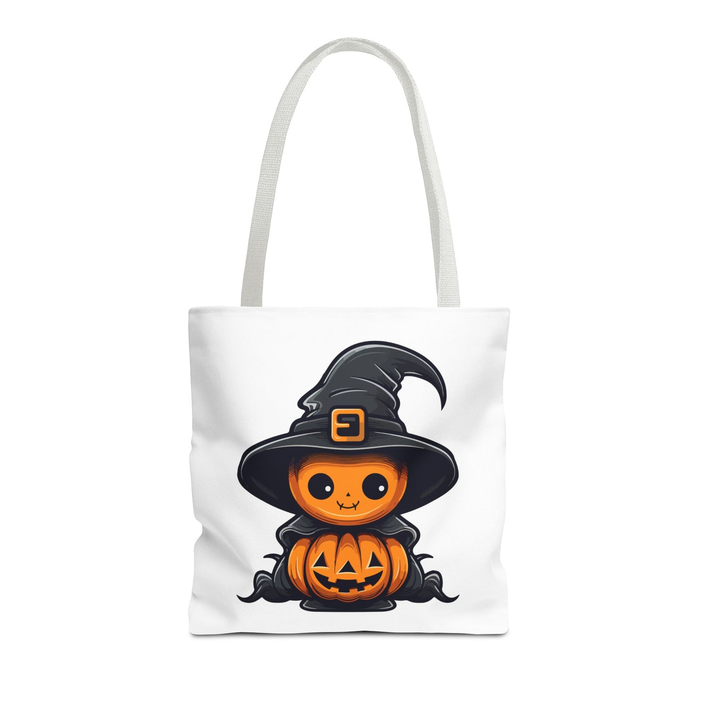 Pumpkin Witch Tote Bag