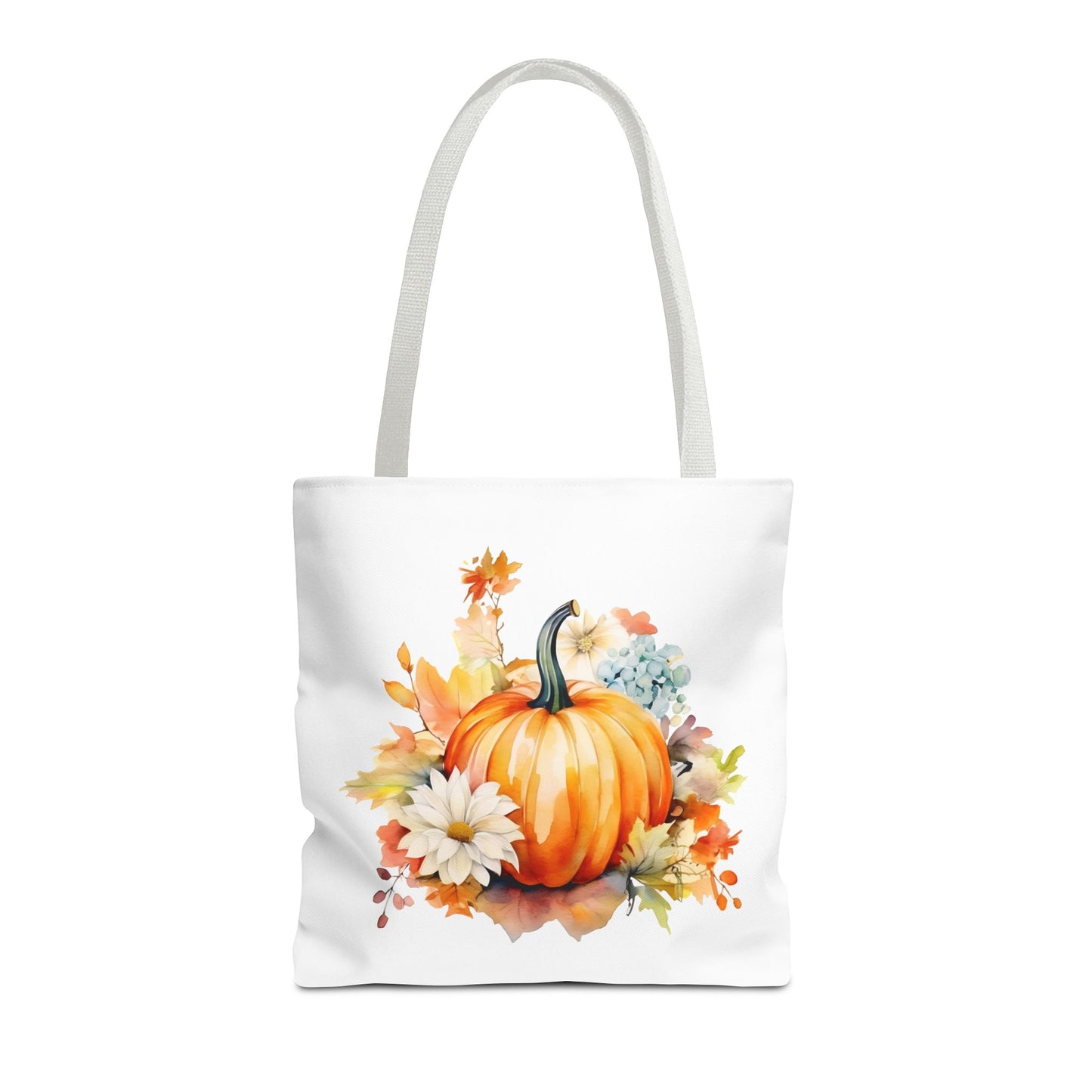 Pumpkin Floral Tote Bag