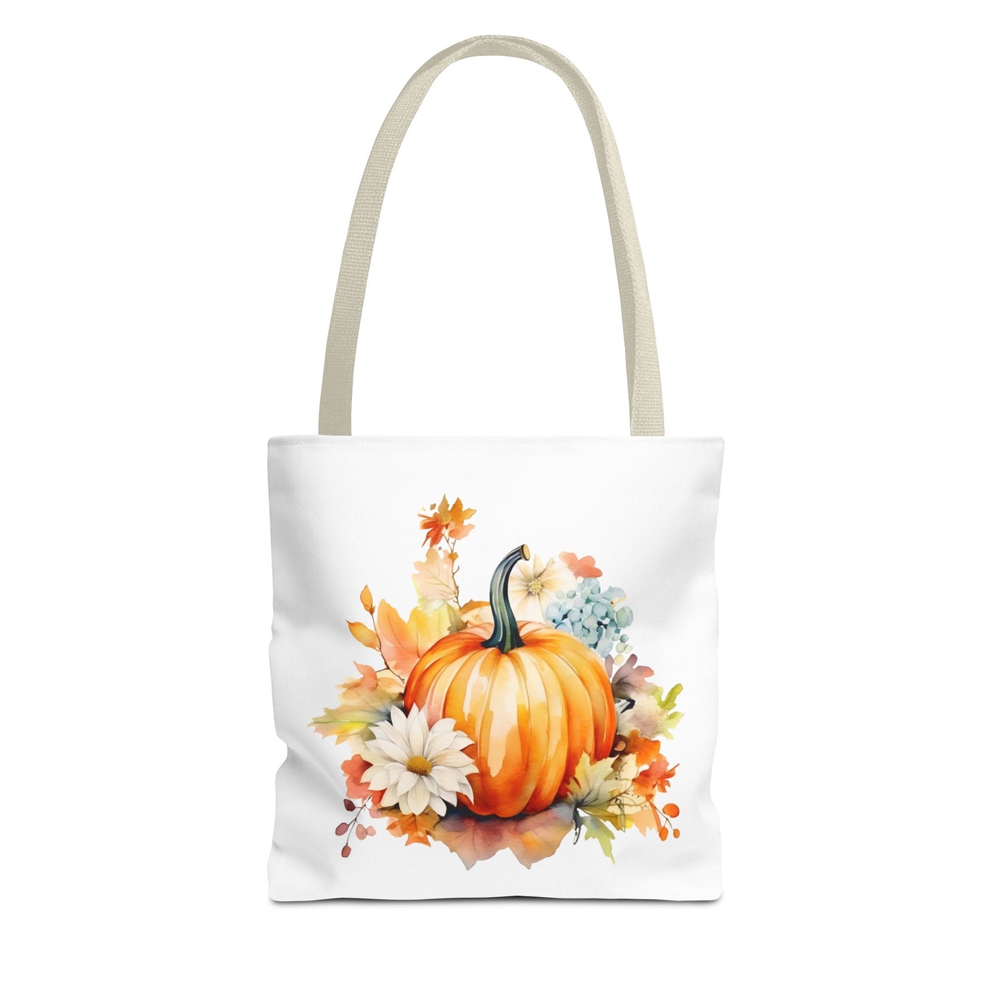 Pumpkin Floral Tote Bag