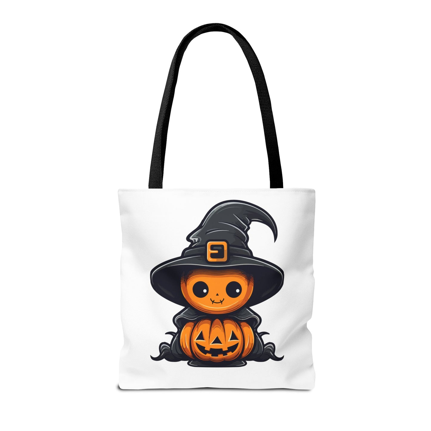 Pumpkin Witch Tote Bag