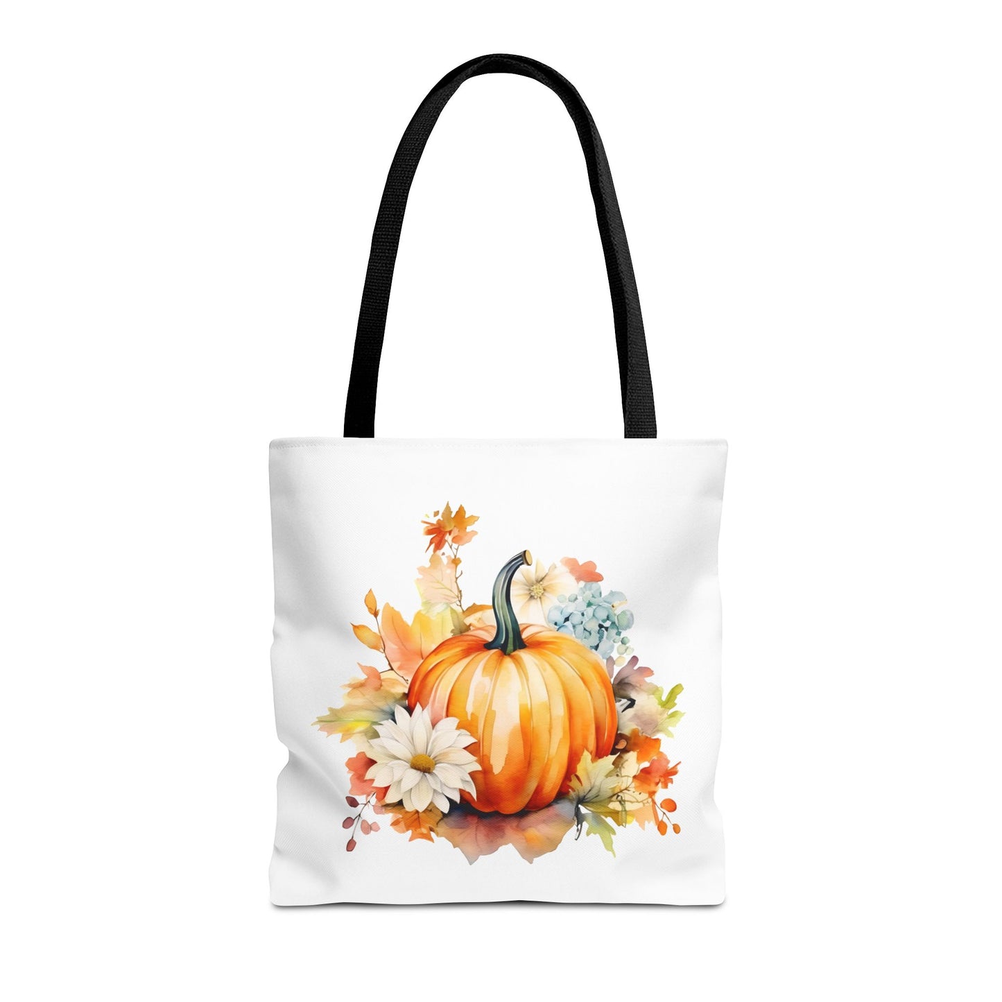 Pumpkin Floral Tote Bag