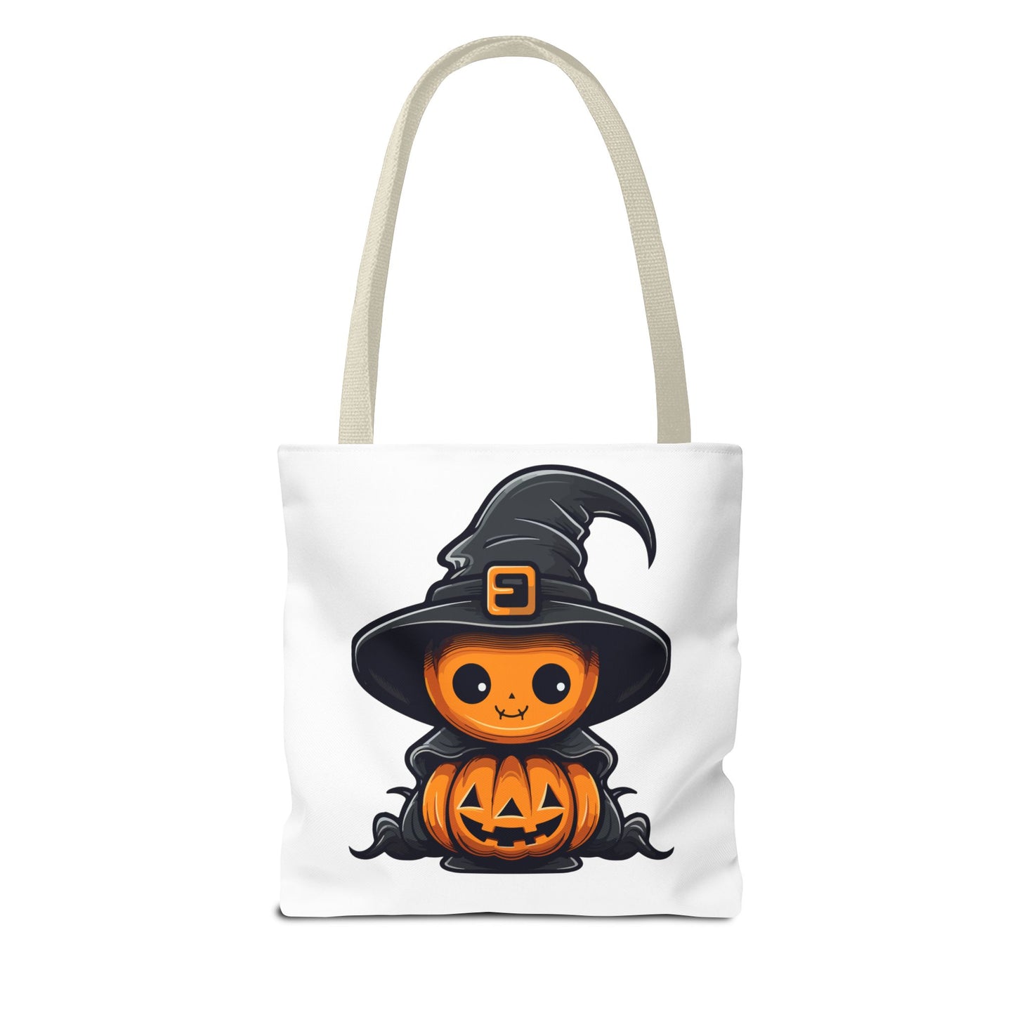 Pumpkin Witch Tote Bag