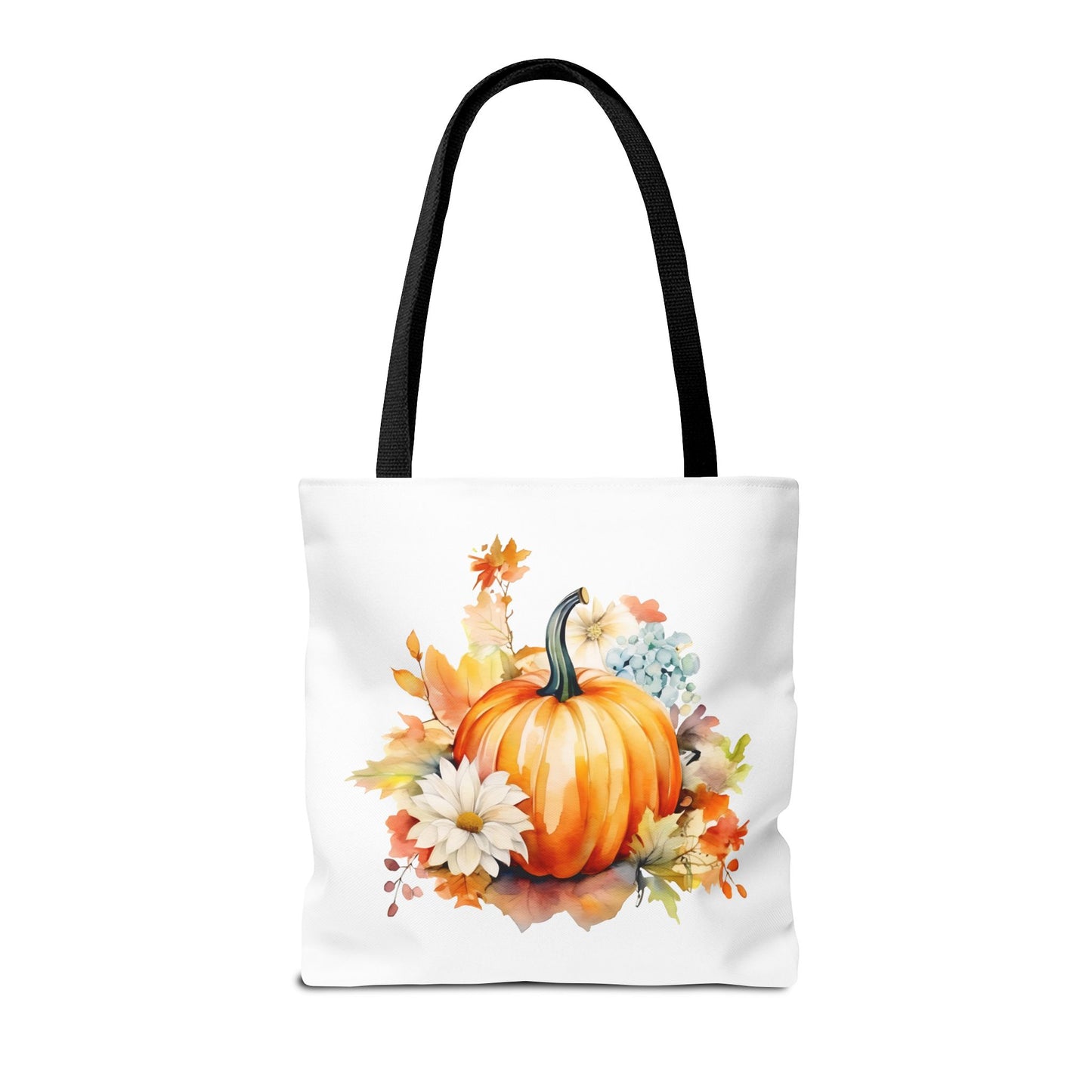 Pumpkin Floral Tote Bag
