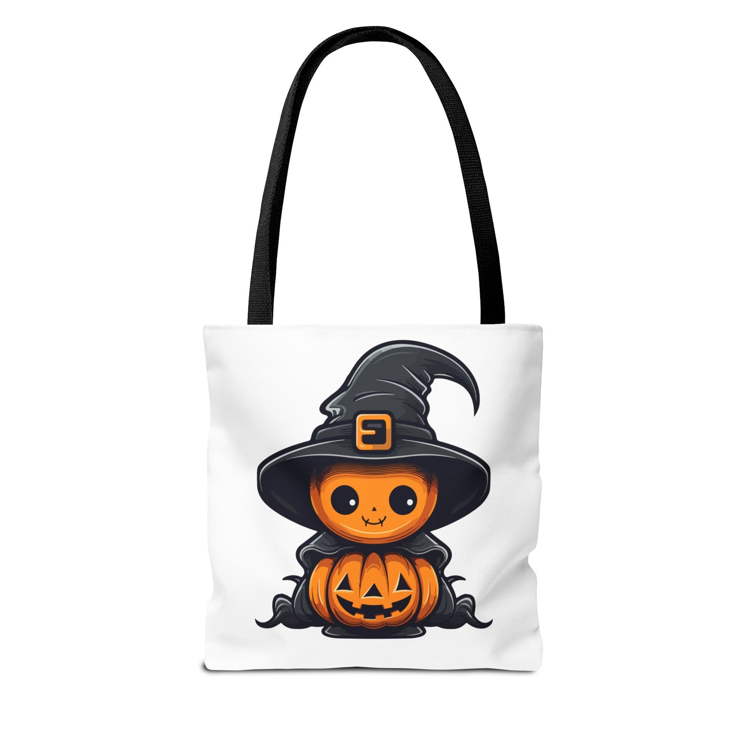 Pumpkin Witch Tote Bag