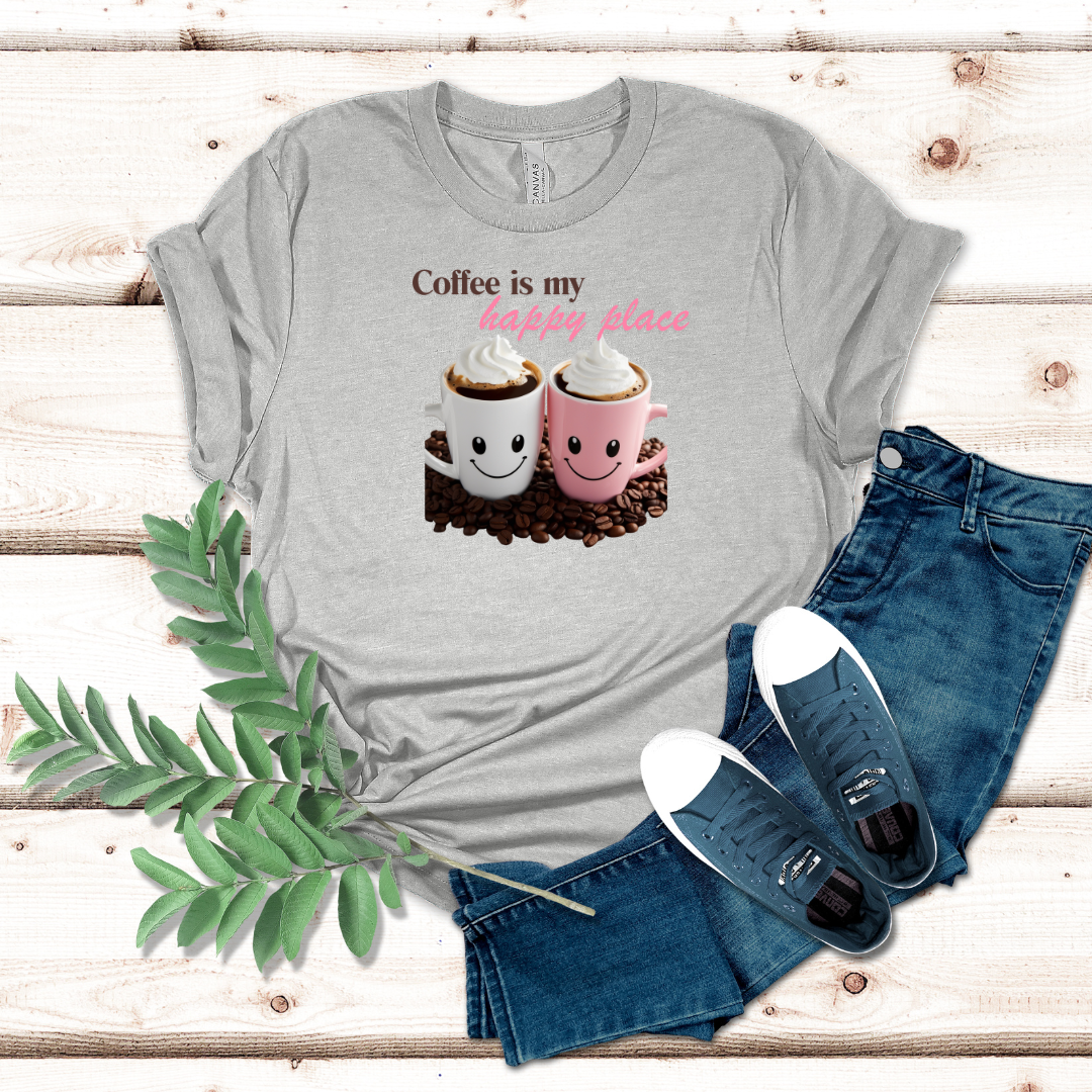 Coffee Is My Happy Place Tshirt