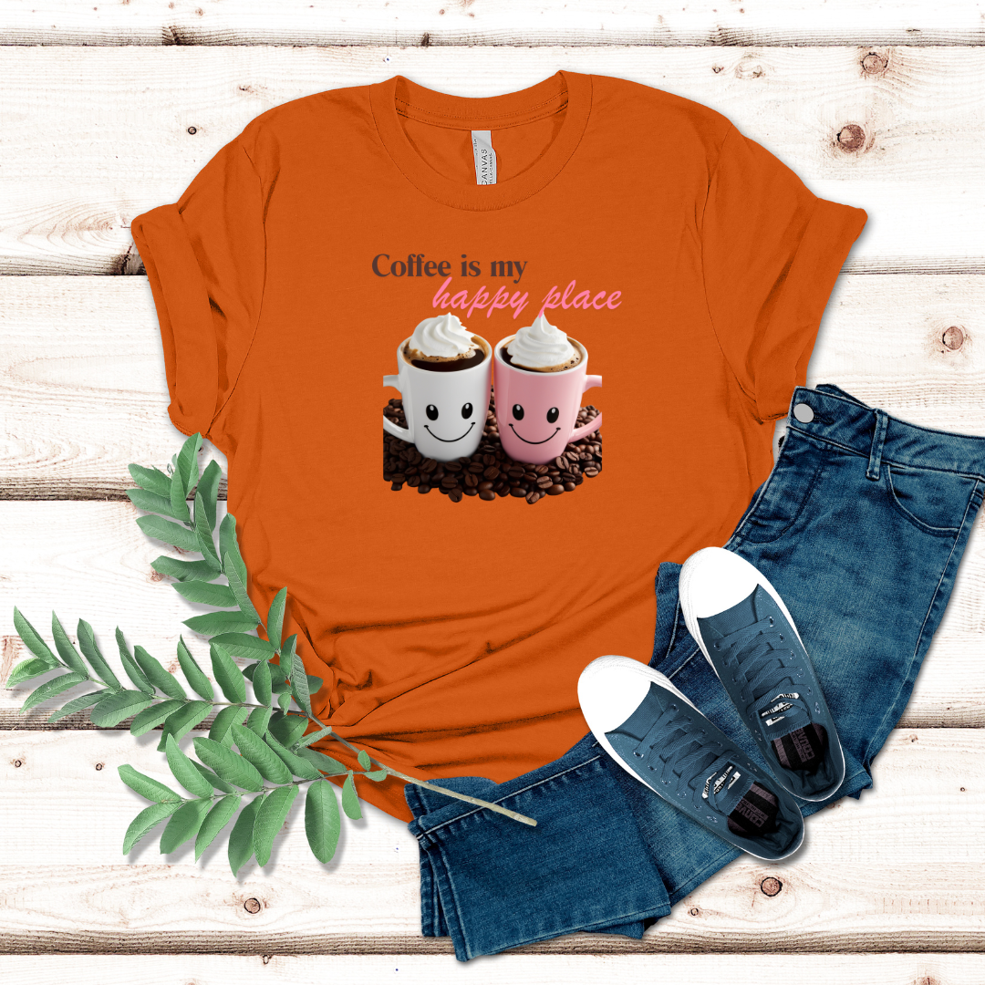 Coffee Is My Happy Place Tshirt
