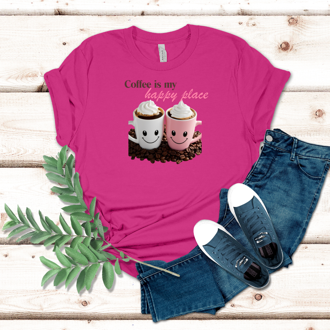 Coffee Is My Happy Place Tshirt