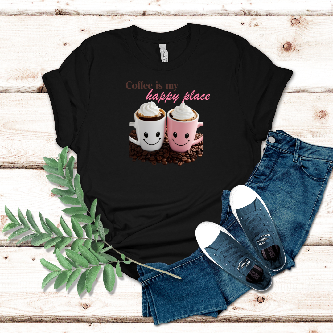Coffee Is My Happy Place Tshirt
