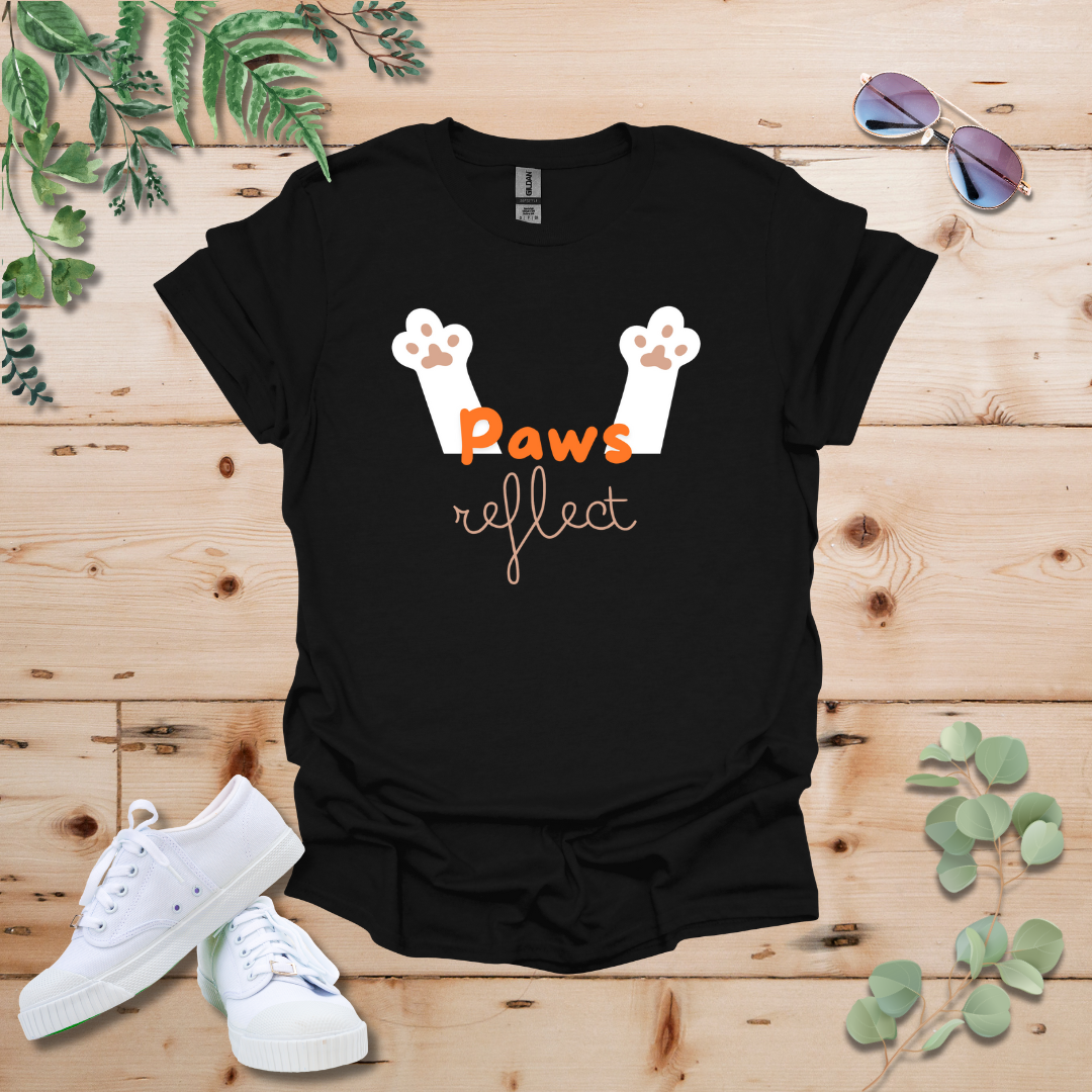 Paws and Reflect Cat Tshirt