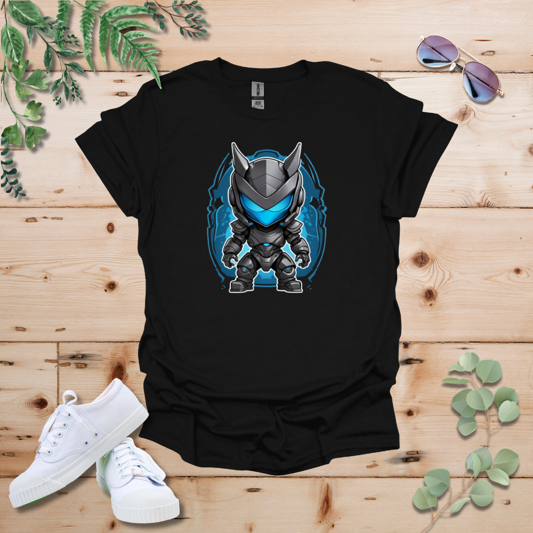 Faceless Tech Chibi Blue Dragon Tshirt
