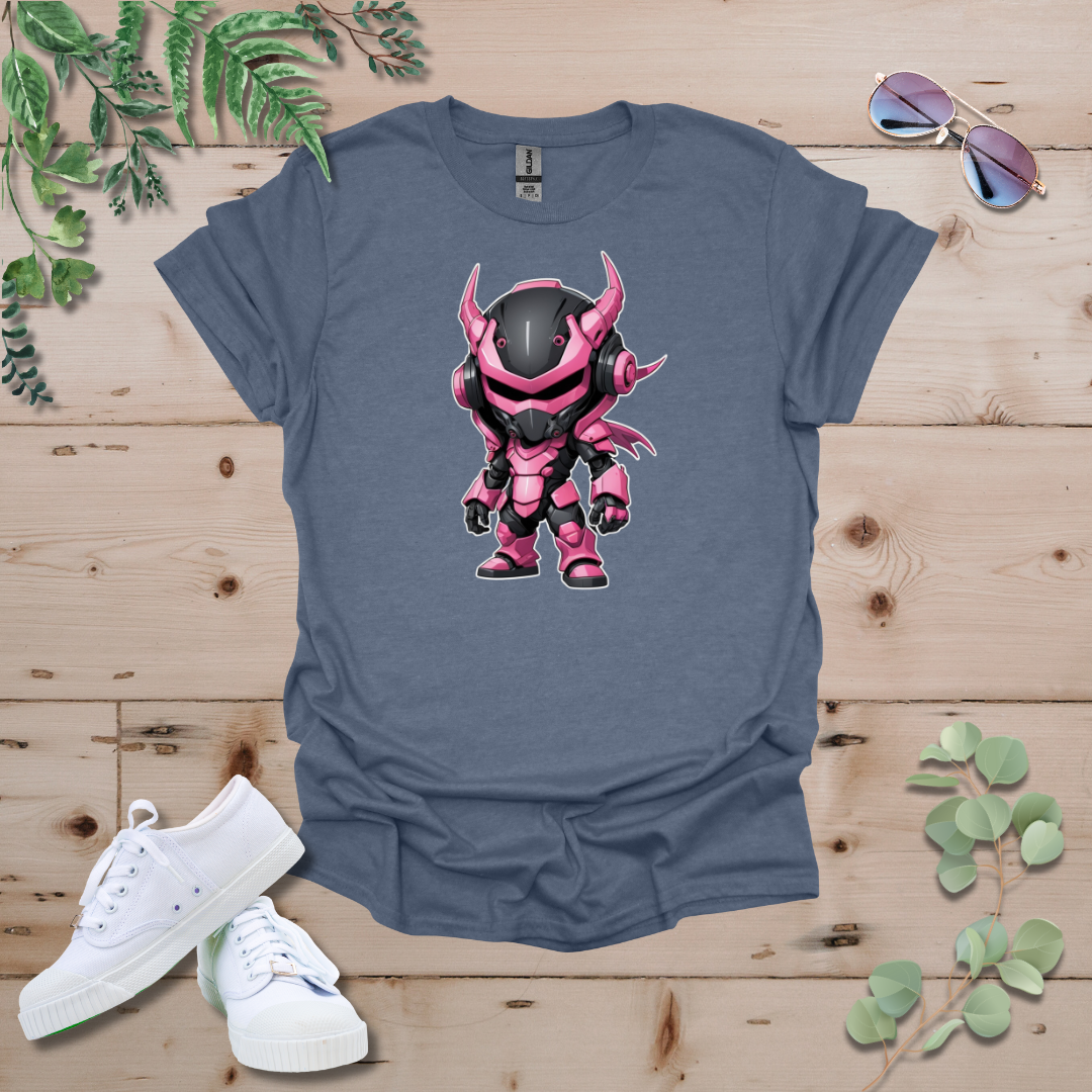 Faceless Tech Chibi Pink Dragon Tshirt