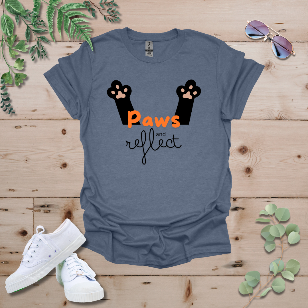 Paws and Reflect Cat Tshirt
