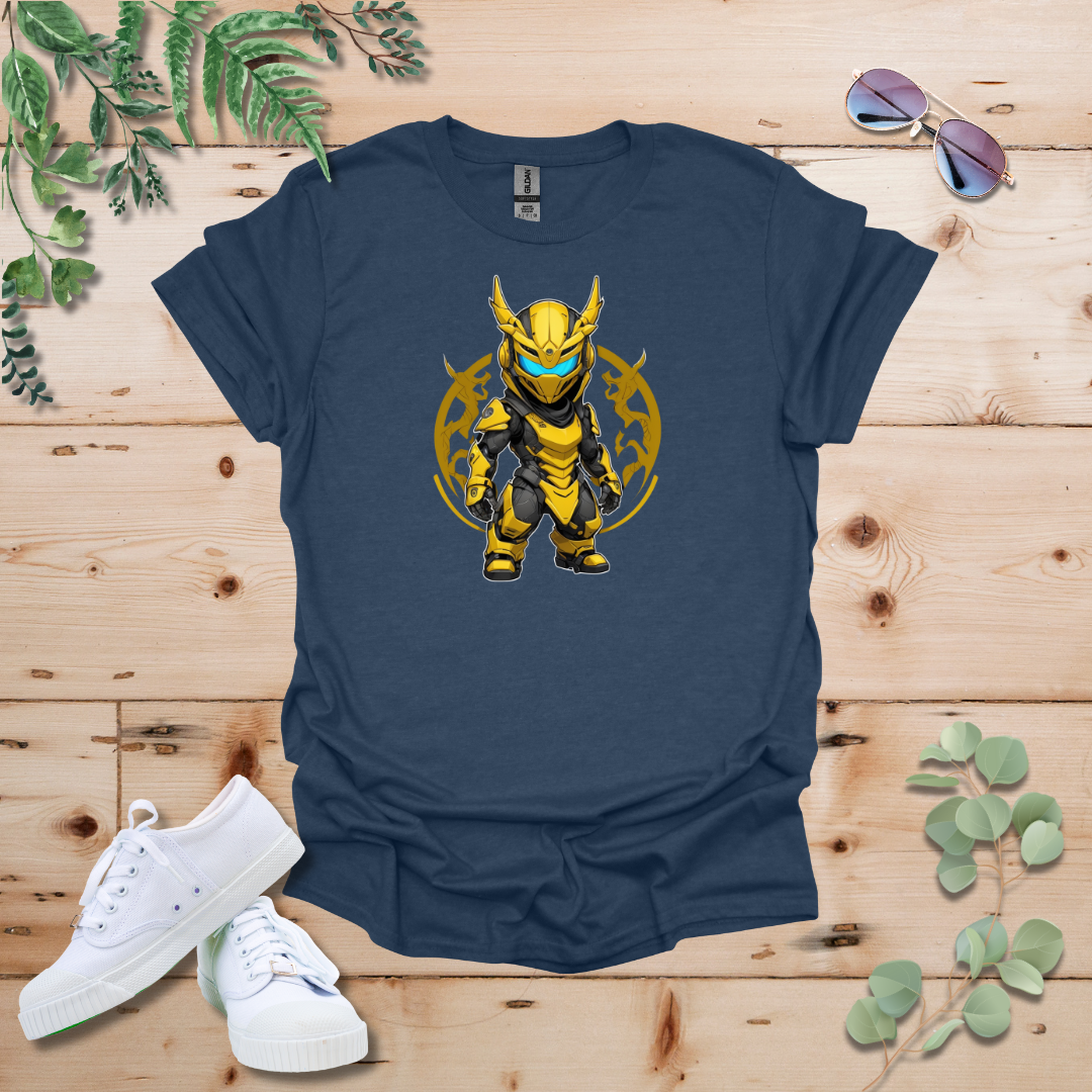 Faceless Tech Chibi Yellow Dragon Tshirt