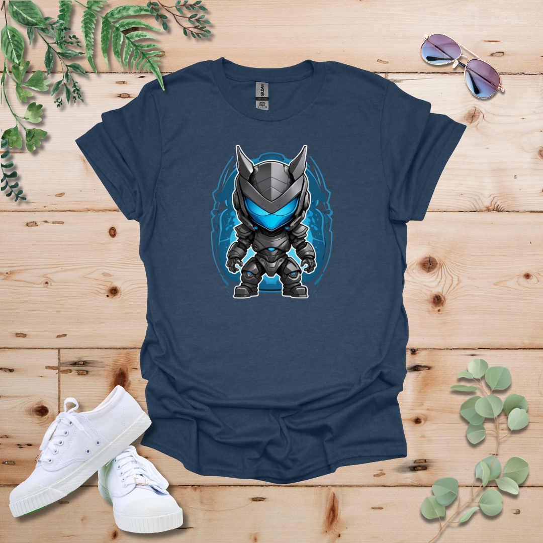 Faceless Tech Chibi Blue Dragon Tshirt