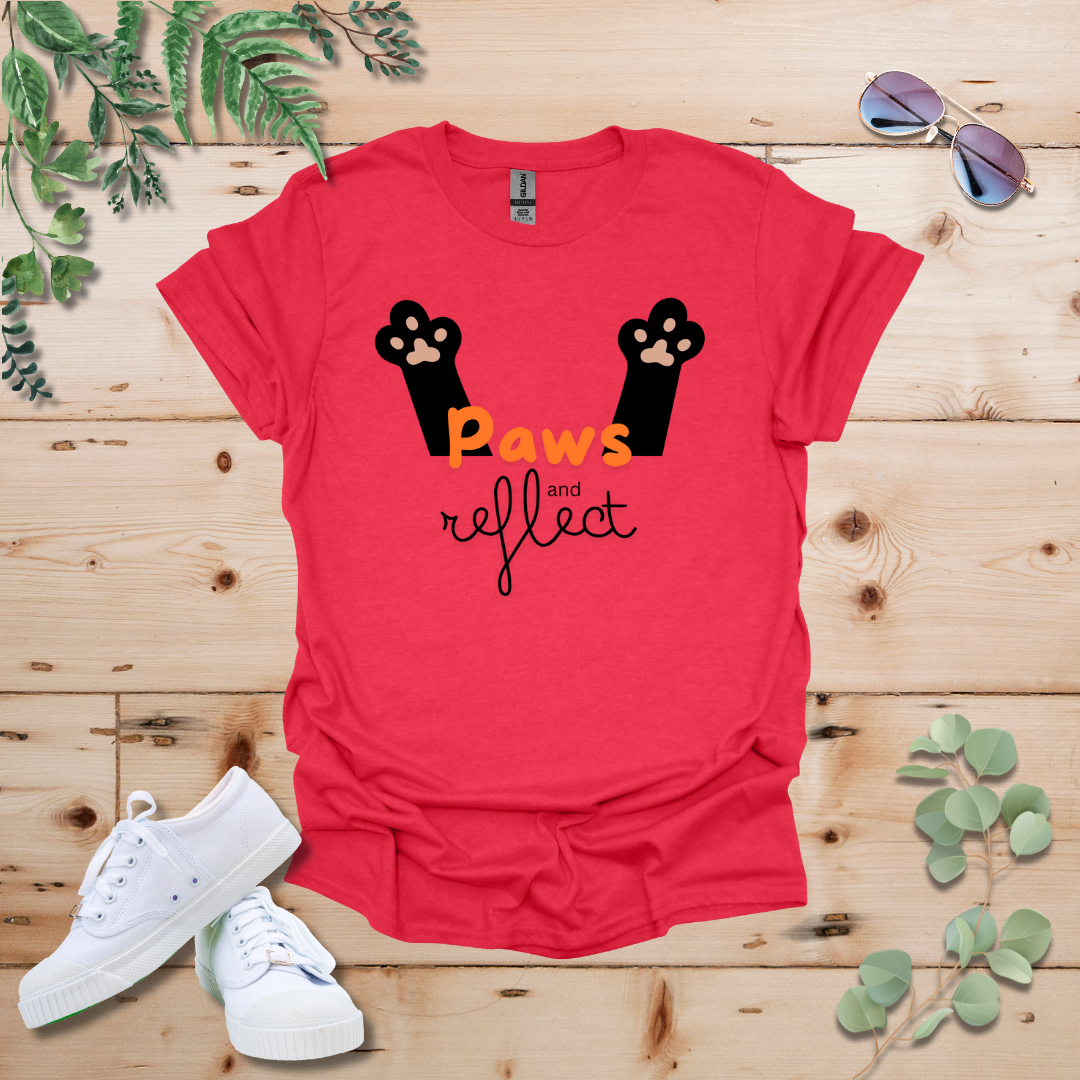 Paws and Reflect Cat Tshirt