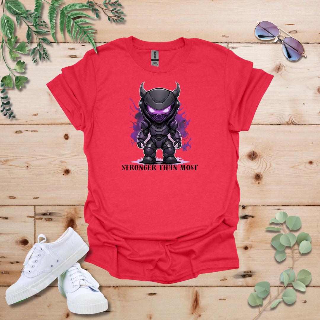 Faceless Tech Chibi Purple Dragon - Stronger Than Most Tshirt