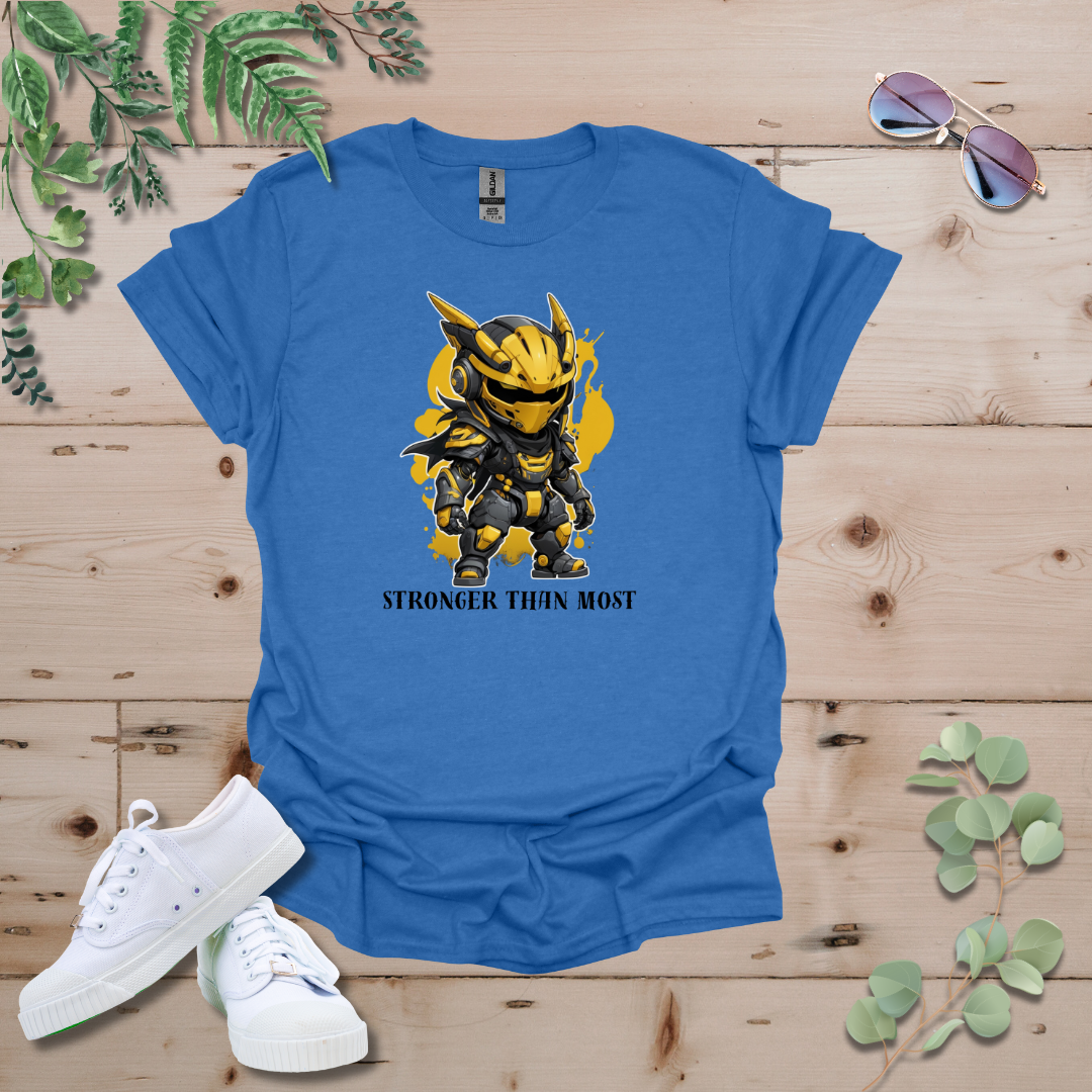 Faceless Tech Chibi Yellow Dragon - Stronger Than Most Tshirt
