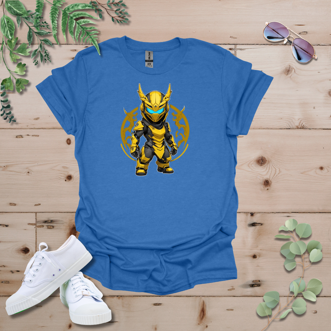 Faceless Tech Chibi Yellow Dragon Tshirt