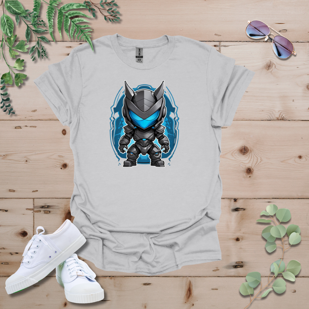 Faceless Tech Chibi Blue Dragon Tshirt
