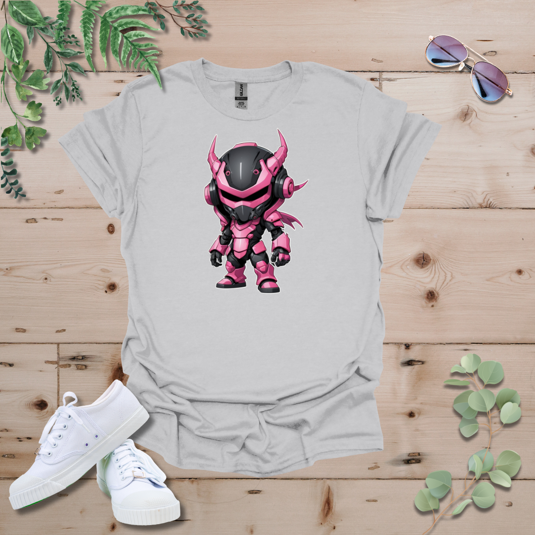Faceless Tech Chibi Pink Dragon Tshirt