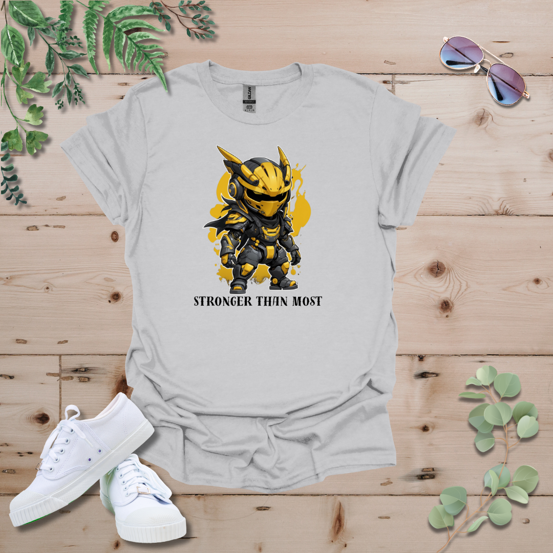 Faceless Tech Chibi Yellow Dragon - Stronger Than Most Tshirt