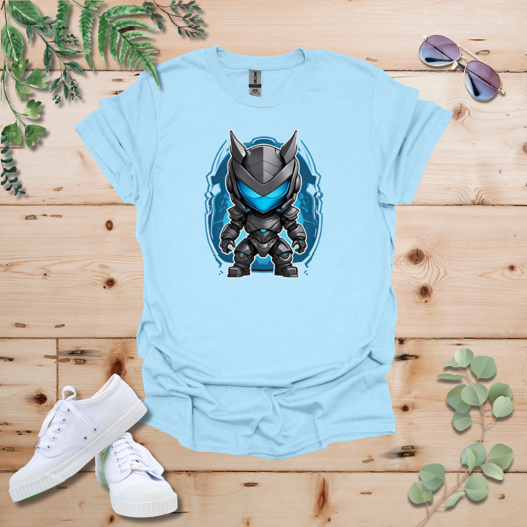Faceless Tech Chibi Blue Dragon Tshirt