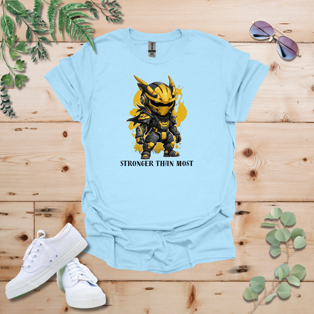 Faceless Tech Chibi Yellow Dragon - Stronger Than Most Tshirt