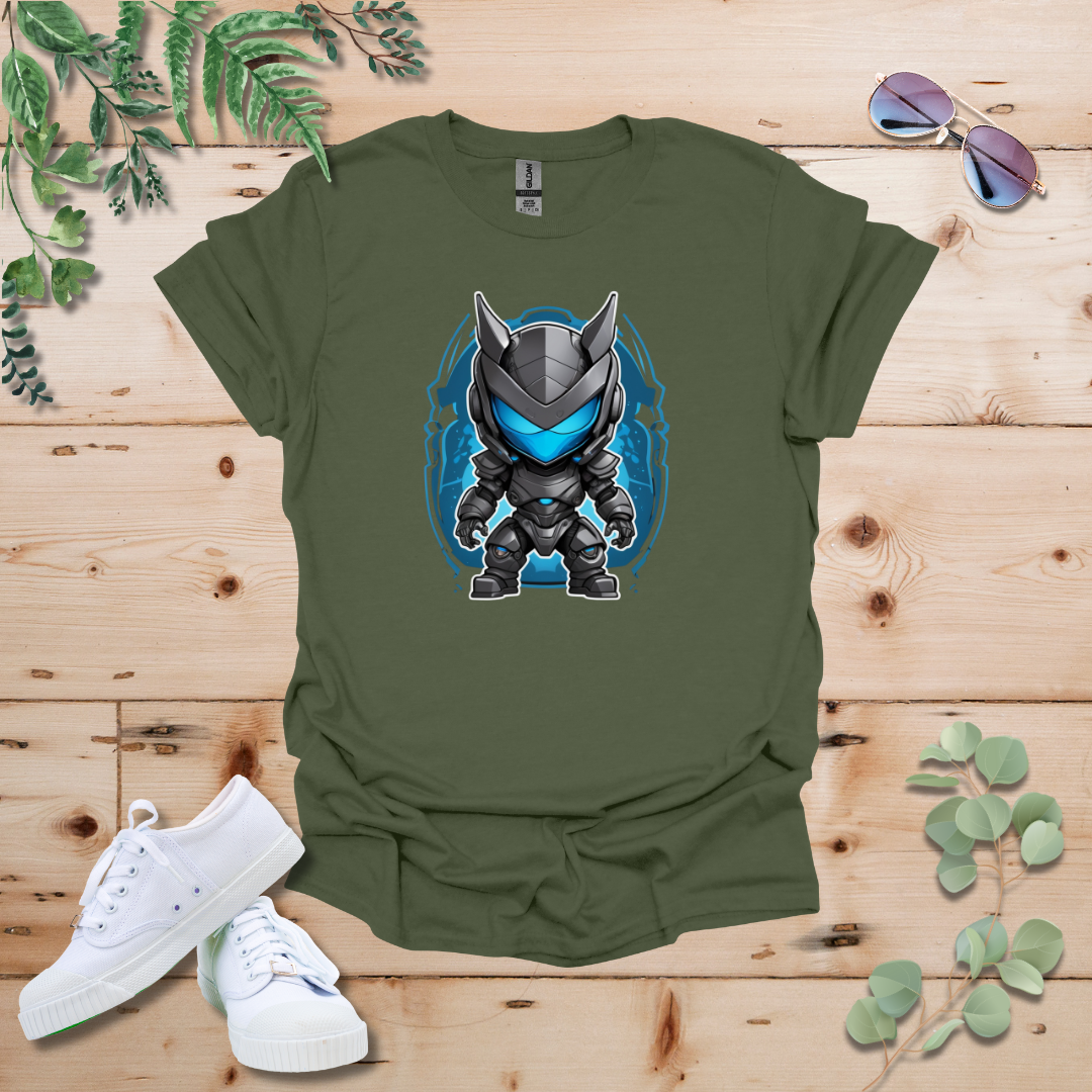 Faceless Tech Chibi Blue Dragon Tshirt