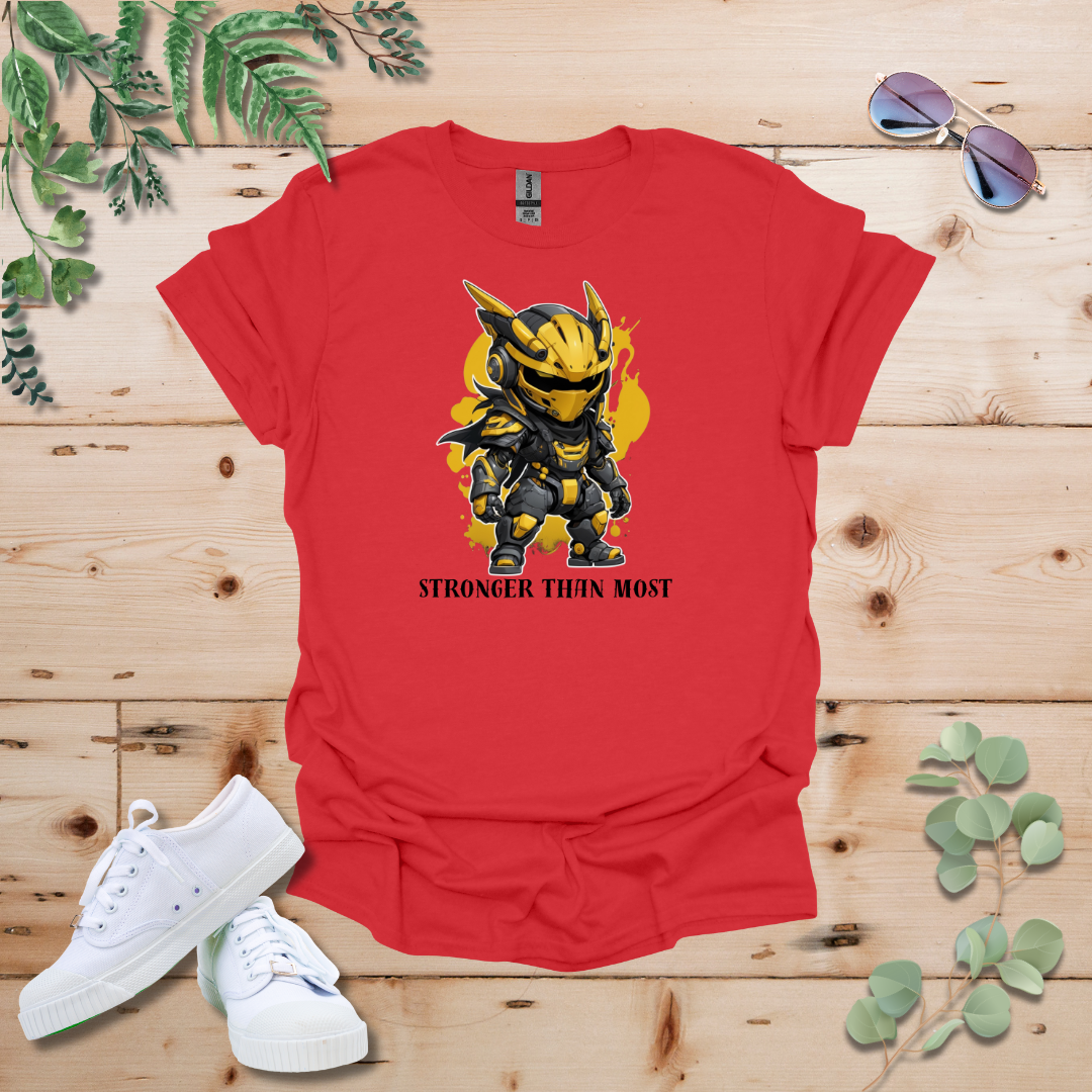 Faceless Tech Chibi Yellow Dragon - Stronger Than Most Tshirt
