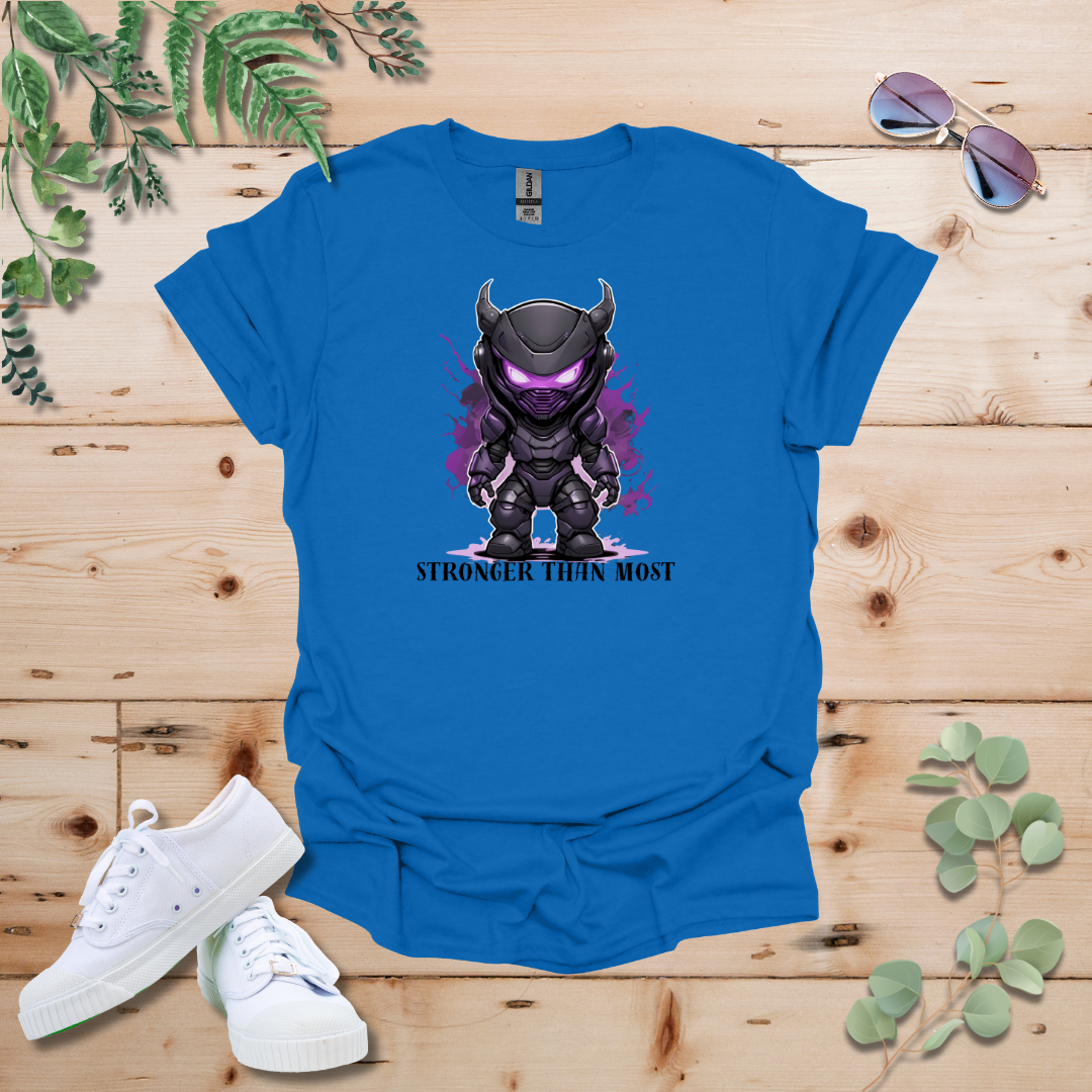 Faceless Tech Chibi Purple Dragon - Stronger Than Most Tshirt