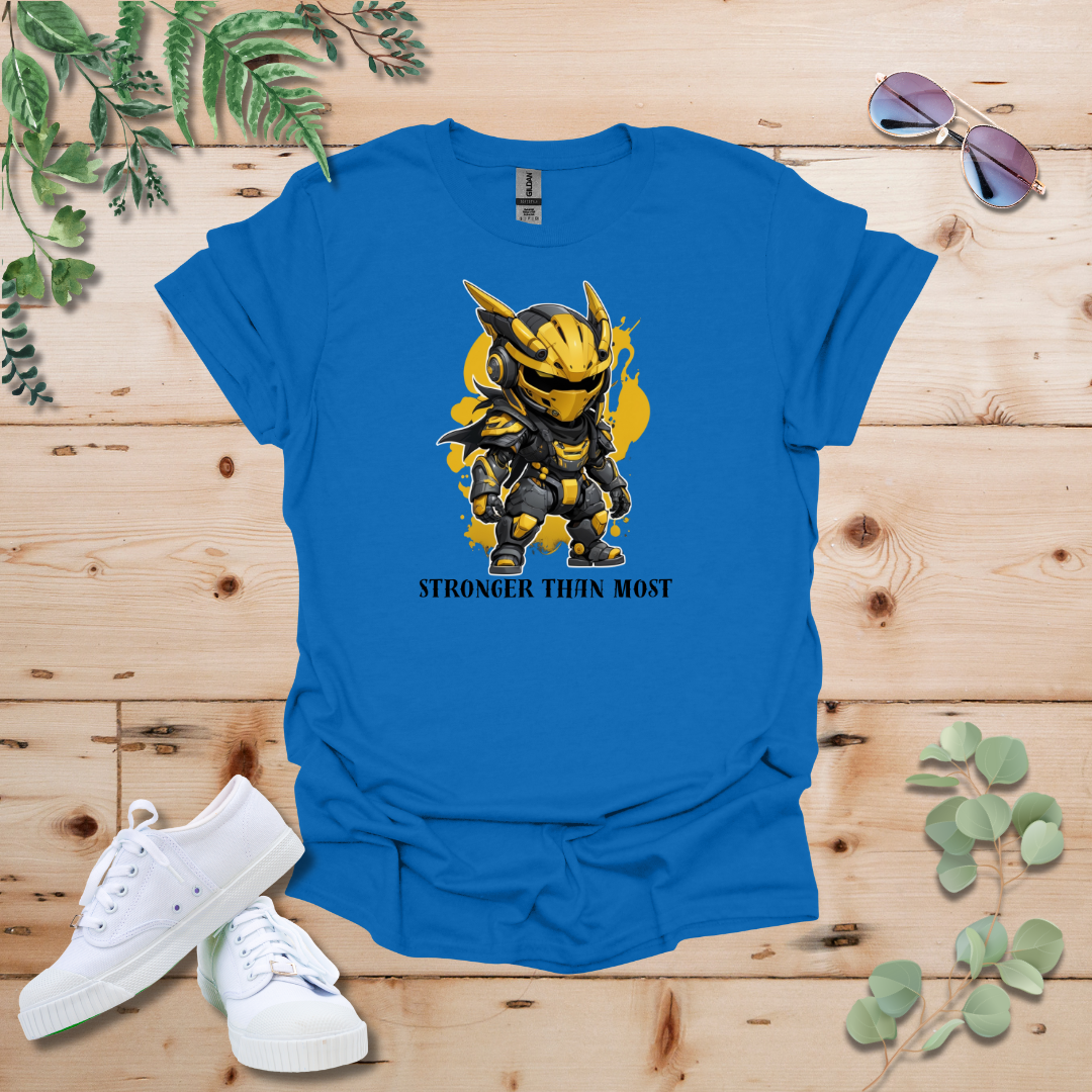 Faceless Tech Chibi Yellow Dragon - Stronger Than Most Tshirt
